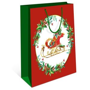 Сумка подарочная НГ 260х320х120