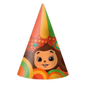 Колпачки «Чебурашка» /  набор 6 шт.  / (РОССИЯ)