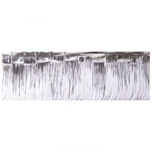 Гирлянда-бахрома фольга Серебро 2м*25см