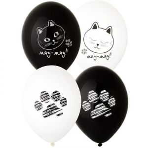 ВВ 14"/36 см, Котики Лапки, 25шт.