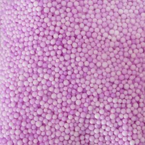 Шарики пенопласт, Сиреневый, 2-4 мм, 10 гр.