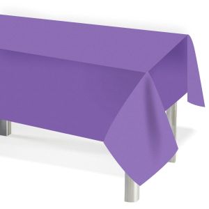 Скатерть одноразовая, Мастхэв, Фиолетовый, 137*274 см, 1 шт.