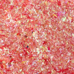 Конфетти дробленые Хамелеон, Красный, Перламутр, 20 г.