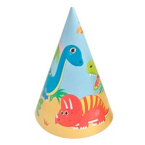 Колпаки «Динозаврики» / набор 6 шт. / (Китай)