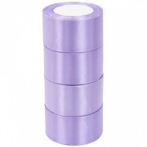 Лента атласная ЭКОНОМ 5см*25Y, 44 Нежно-сиреневый т.м 4