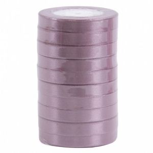 Лента атласная ЭКОНОМ 1,2см*25Y, 91 Пудровая т.м 10