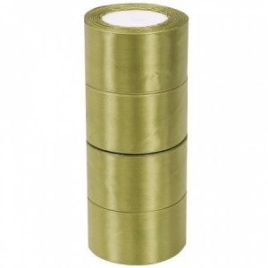 Лента атласная ЭКОНОМ 5см*25Y, 111 Бледно-зеленый т.м 4