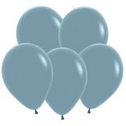 S 12''/30 см, Пастель (Ретро), Голубой (140), 50 шт.