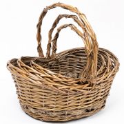 Корзина «Ива» D27*20*Н15*Н13*НН28 см. шт Овал