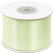 Лента атласная Светло-салатовая 5см*22,85м 50