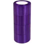 Лента атласная ЭКОНОМ 5см*25Y, 35 Фиолетовая т.м 4