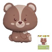 Ar Медвежонок, Волшебный лес, Фигура в упаковке / 1 шт. / Фольгированный шар (РОССИЯ)