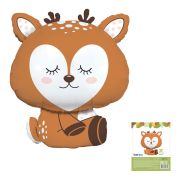 Ar Олененок, Волшебный лес, Фигура в упаковке / 1 шт. / Фольгированный шар (РОССИЯ)