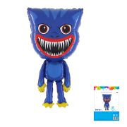 G 31 Монстр-зубастик синий / Monster Blue / 1 шт. /, Фольгированный шар (Италия)