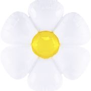 К Шар (43''/109 см) Цветок, Белый, 1 шт.