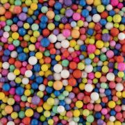 Шарики пенопласт, Ассорти, 6-8 мм, 10 гр.