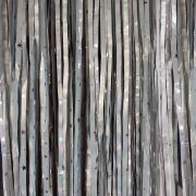 Занавес Дождик Звезды, Белое серебро, Металлик, 100*200 см, 1 шт.