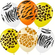 МЛ 12''/30 см, Сафари, Ассорти, Пастель, 5ст., 25 шт.