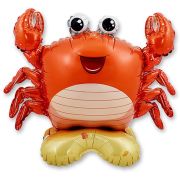 К Шар 3D (20''/51 см) Фигура на подставке, Краб, 1 шт. в уп.