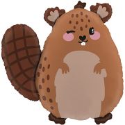 К Шар (21''/53 см) Фигура, Милый Бобр, 1 шт.