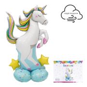 К 49 ХФ Сказочный единорог / The fabulous Unicorn / 1 шт. / Фольгированный шар (Китай)