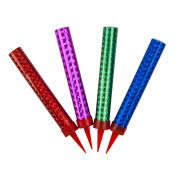 Фонтан настольный, для торта 30 сек., 10 см, Цветное пламя, 4 шт.