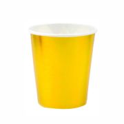 Стаканы 260 мл Золотые / набор 6 шт. / (Китай)