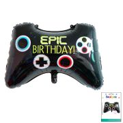 К Фигура, Джойстик Геймпад, Твой День Рождения, 25''/64 см, 1 шт.