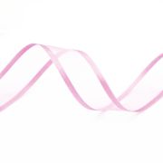 Лента Полосы Атлас и органза Светло-розовый / 25 мм * 22,85 м (Китай)