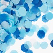 Конфетти тишью Круг, Голубой микс, 2,5 см, 50 г.