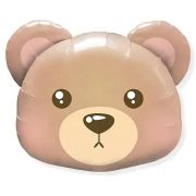 К Шар (19''/48 см) Фигура, Голова, Милый мишка, 1 шт.