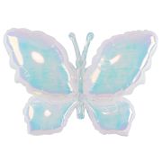 К Шар (38''/97 см) Фигура, Бабочка, Хамелеон (надув воздухом), Жемчужный, Перламутр, 1 шт. в уп.