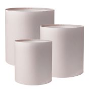 Коробка  цилиндр «Премиум»  Пудровый, 18*18 см