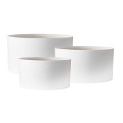 Коробка  цилиндр «Премиум»  Белый, 25*12 см