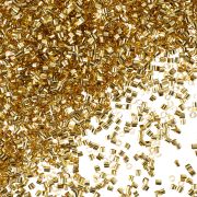 Конфетти Цилиндры, Золото, Металлик, 0,2 см, 20 г.