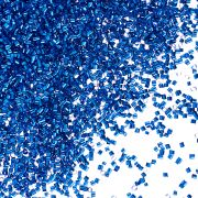 Конфетти Цилиндры, Королевский синий, Металлик, 0,2 см, 20 г.