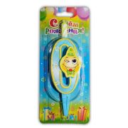 Свеча цифра Смайлик №0