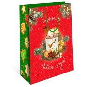 Сумка подарочная НГ 180х223х100