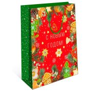 Сумка подарочная НГ 180х223х100