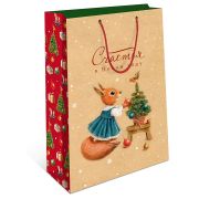 Сумка подарочная НГ 260х320х120