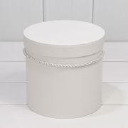 Коробка Цилиндр, 18*17см, Белый