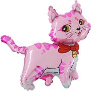 F Мини-фигура, Милый котенок (розовый), 14''/34 см, 5 шт.