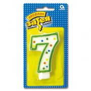 Свеча цифра №7  7,6см/A