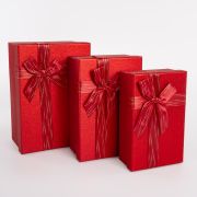 Коробка, Чудесный подарок, Красный, 23*16*9,5 см,1 шт.