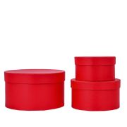 Коробка «Тубус» 17*17*9 cм. Красный 1 шт.