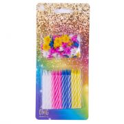 Свечи для торта Микс №2 6см 24шт OMG