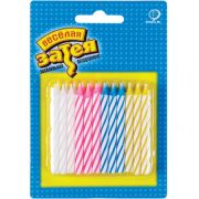 Свечи для торта ассорти 24шт/А