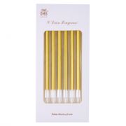 Свечи для торта Золото 11см 6шт OMG