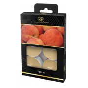 Свеча чайная ароматизированная Персик 6 шт/уп  KR