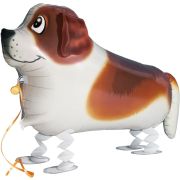 К Шар 3D (24''/61 см) Ходячая Фигура, Сенбернар, 1 шт.